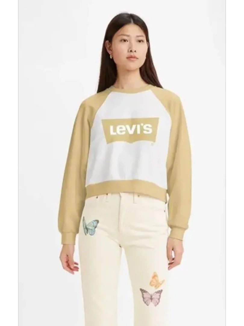 Levi's GR VINTAGE RAGLAN CREW CREW ORANGE TAB