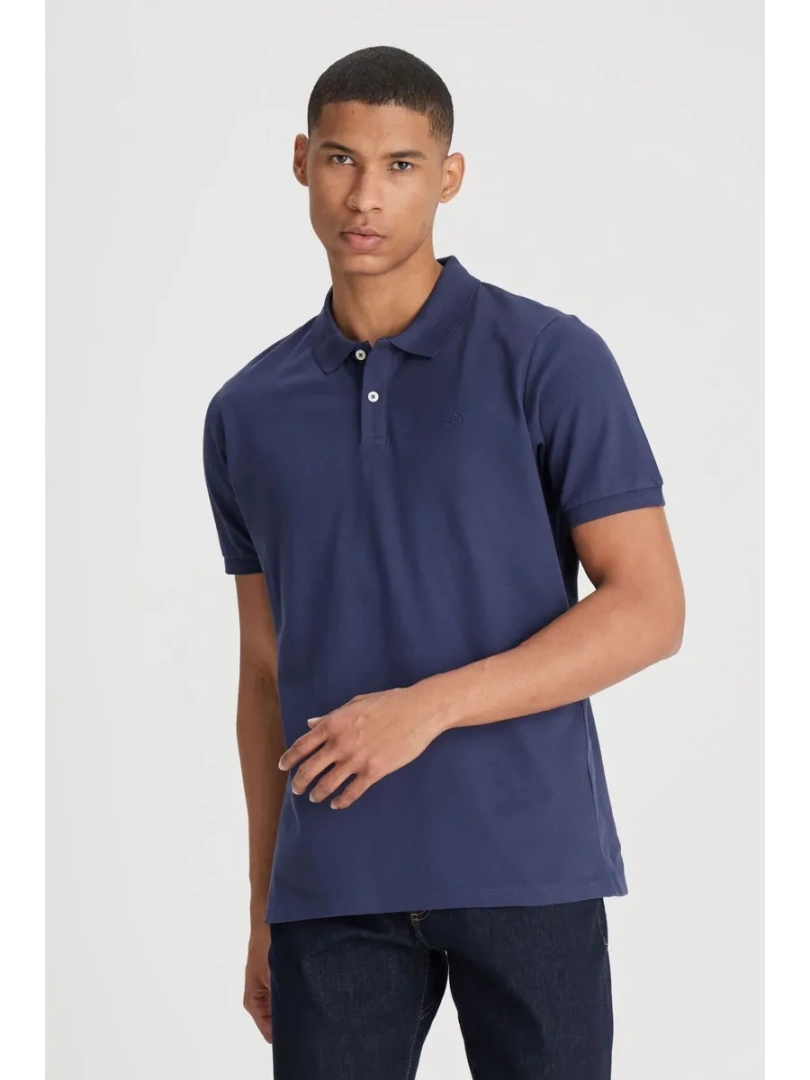 Футболка Lee Regular Fit Normal Polo S синий