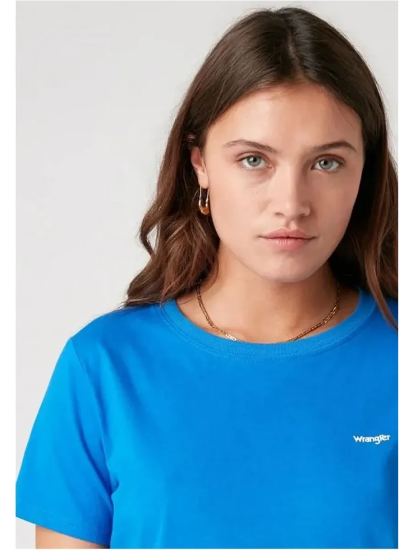 Футболка Wrangler Sign Off Tee Strong Blue